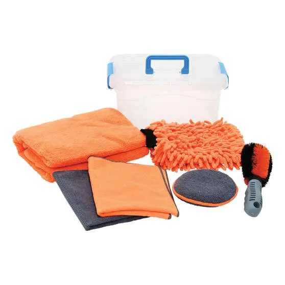 SCA Complete Microfibre Wash & Detail Kit 7 Piece