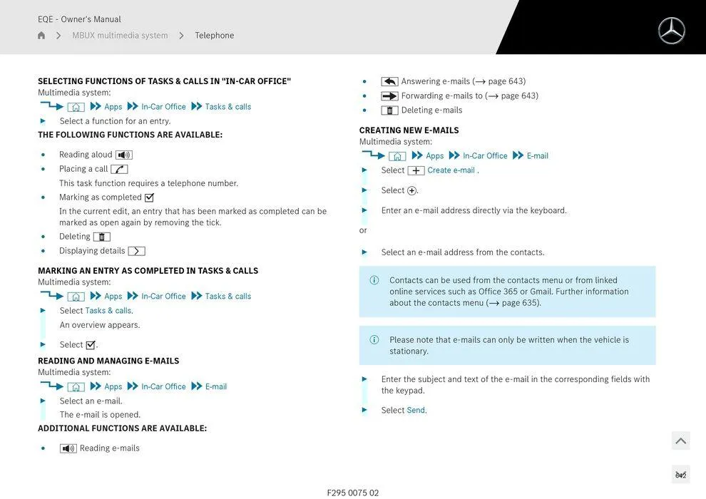 EQE Sedan - Catalogue valid from 11 September to 11 September 2025 - page 642
