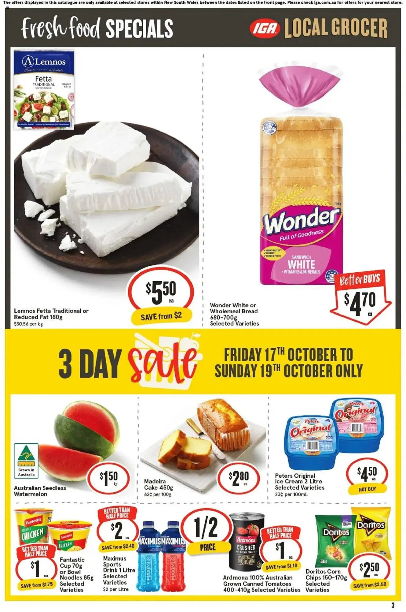 IGA catalogue - Catalogue valid from 15 October to 21 October 2025 - page 3