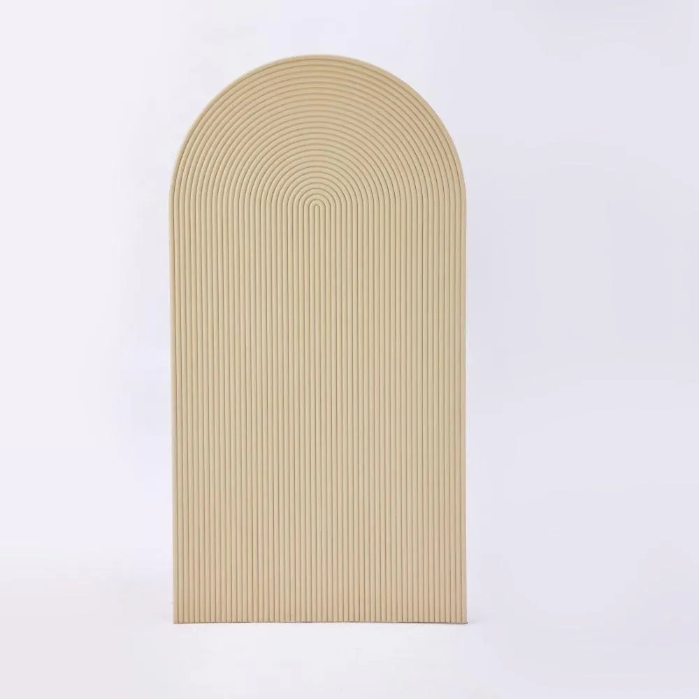 Backdrop Arch Ripple Wooden Latte 2.2m x 1.1m HIRE Ea