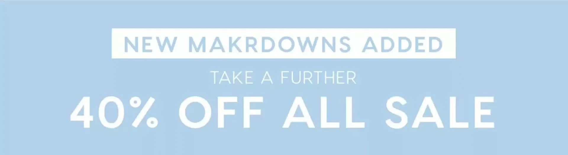 40% Off All Sale - 1