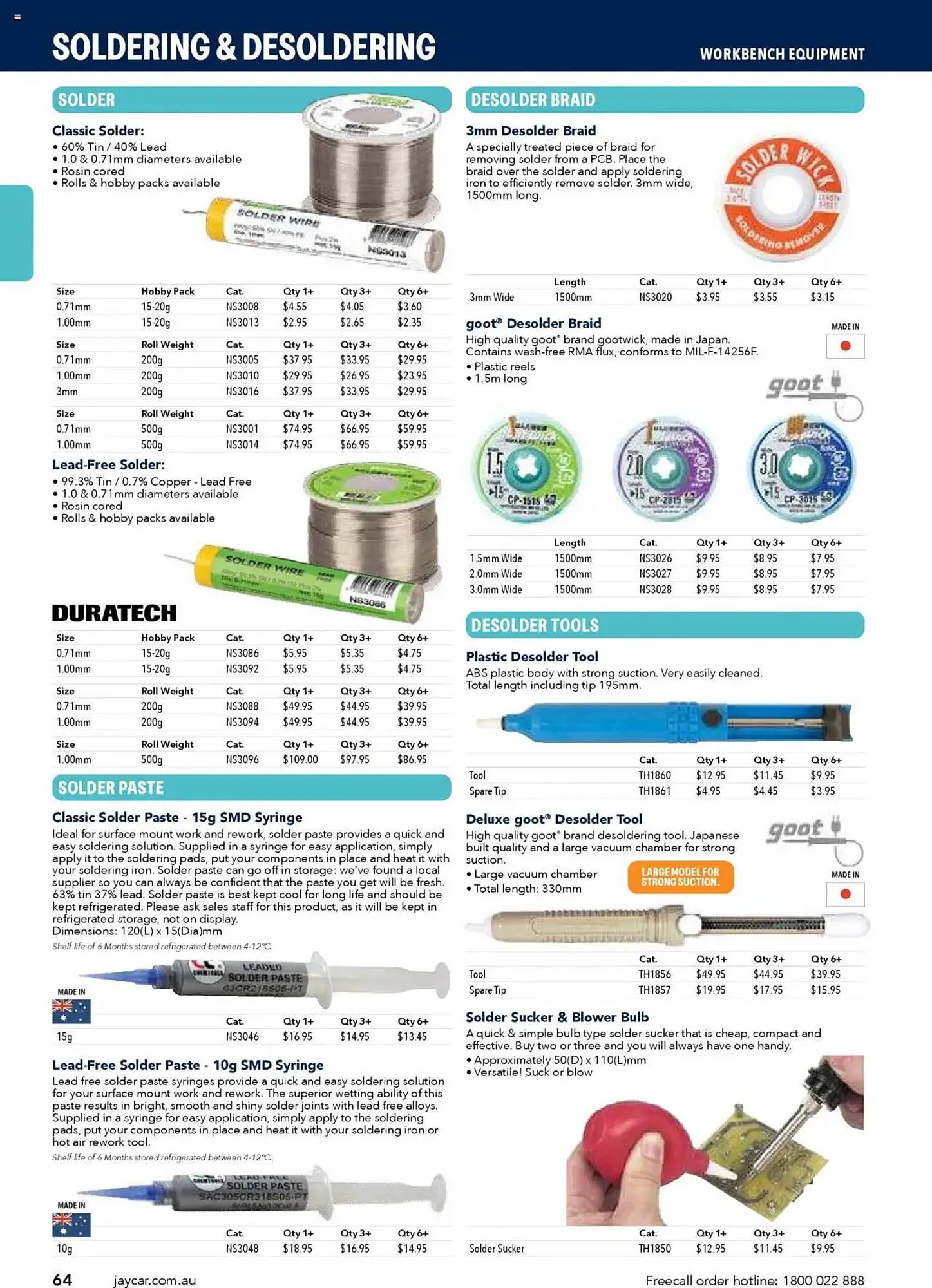 Jaycar Electronics catalogue - Catalogue valid from 8 July to 9 July 2026 - page 64