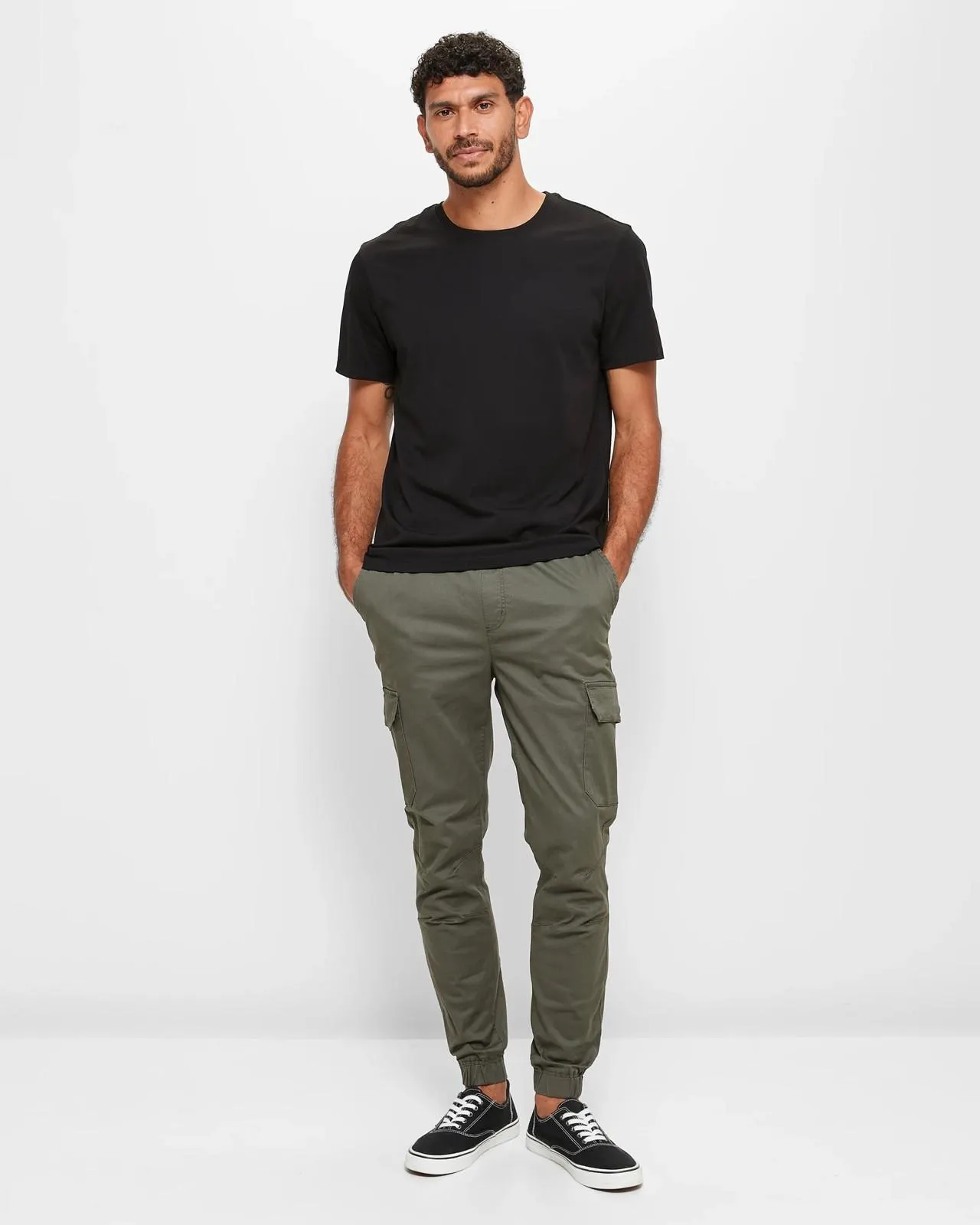Cargo Jogger Pants - Dark Army
