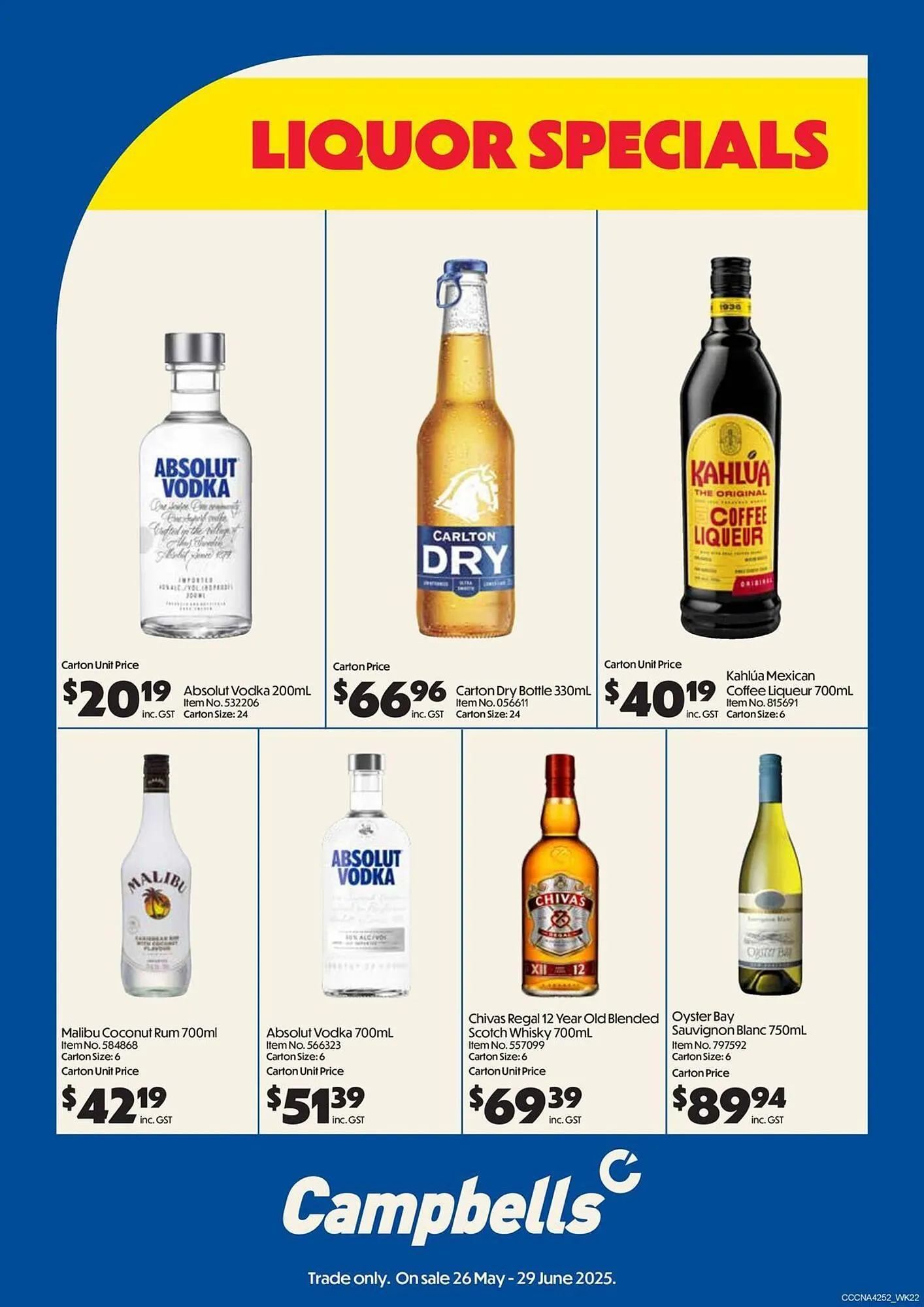 Campbells Wholesale catalogue - Catalogue valid from 26 May to 29 June 2025 - page 1