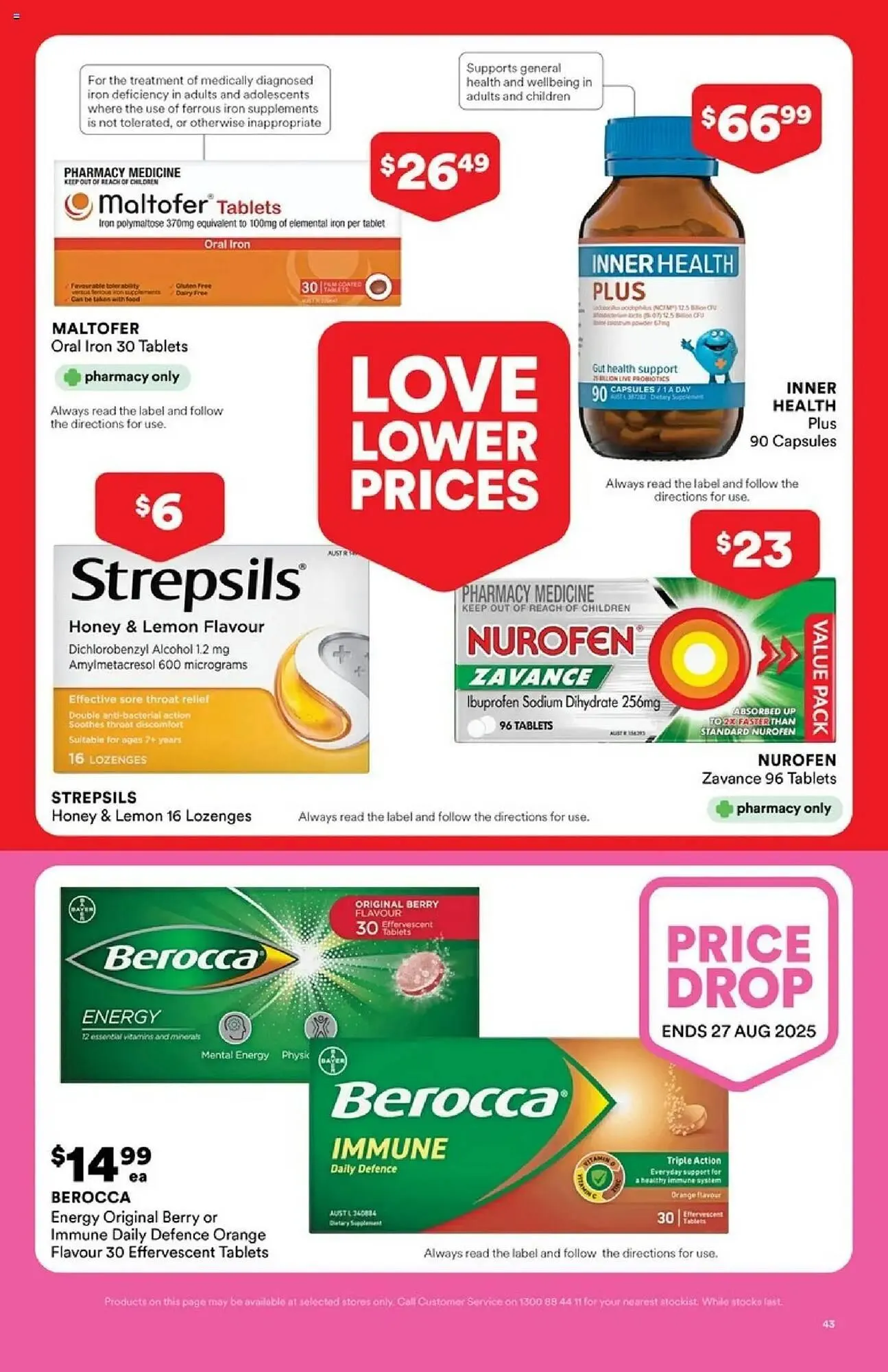 Priceline catalogue - Catalogue valid from 3 July to 23 July 2025 - page 43