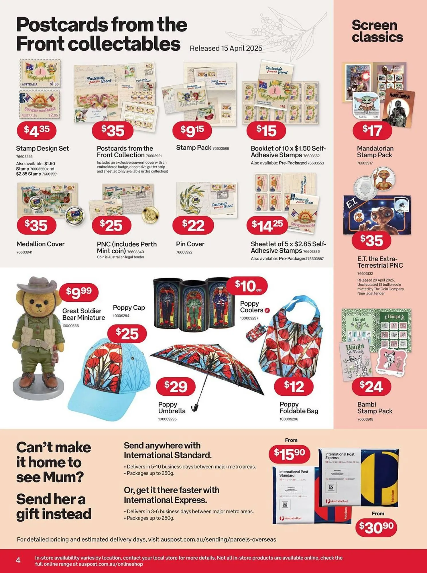Australia Post catalogue - Catalogue valid from 9 April to 13 May 2025 - page 4