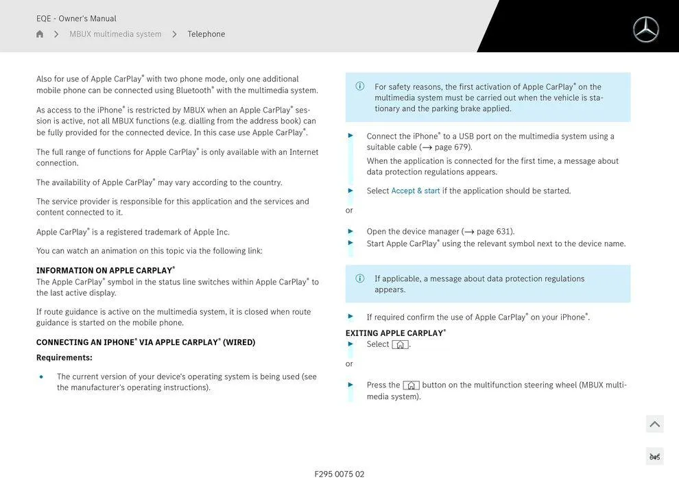 EQE Sedan - Catalogue valid from 11 September to 11 September 2025 - page 645