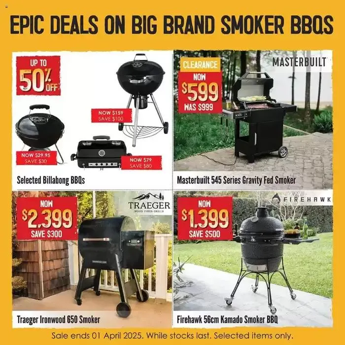 End Of Summer Clearance Sale - Catalogue valid from 14 March to 1 April 2025 - page 7