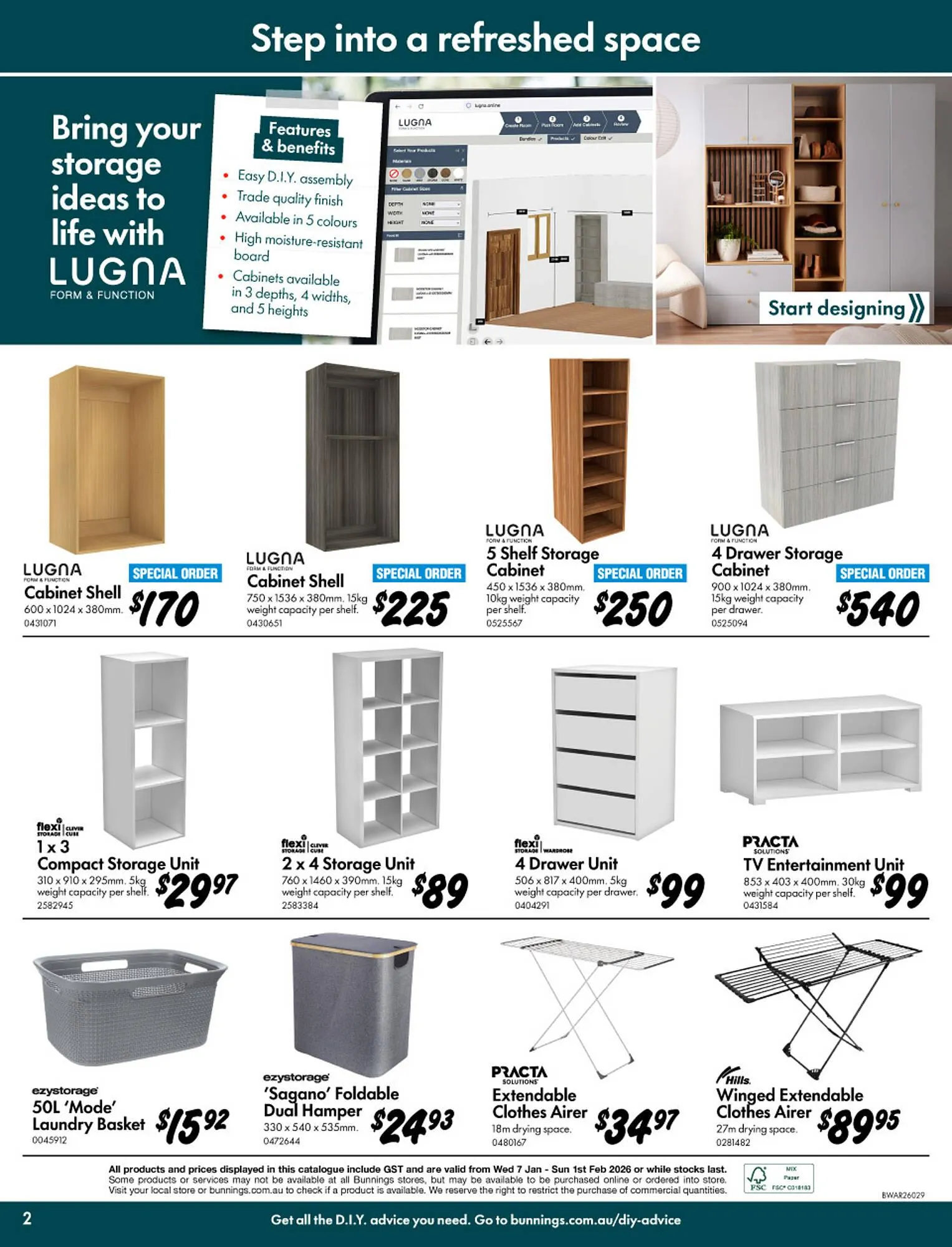 Bunnings catalogue - Catalogue valid from 7 January to 1 February 2026 - page 2