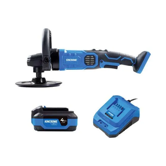 Kincrome PT18 18V Brushless 180mm Polisher Kit 4.0Ah