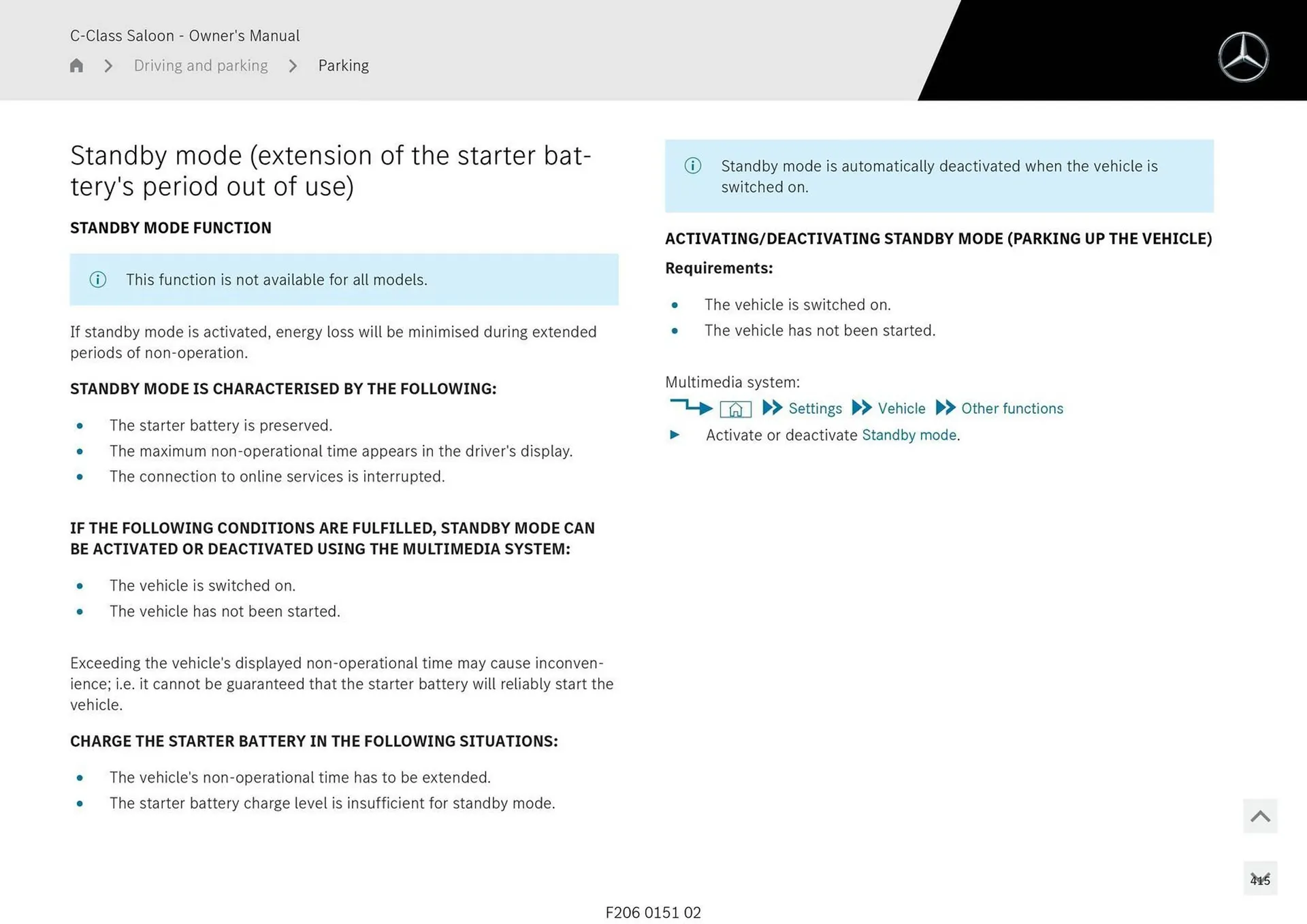 Mercedes-Benz catalogue - Catalogue valid from 28 April to 28 May 2025 - page 415