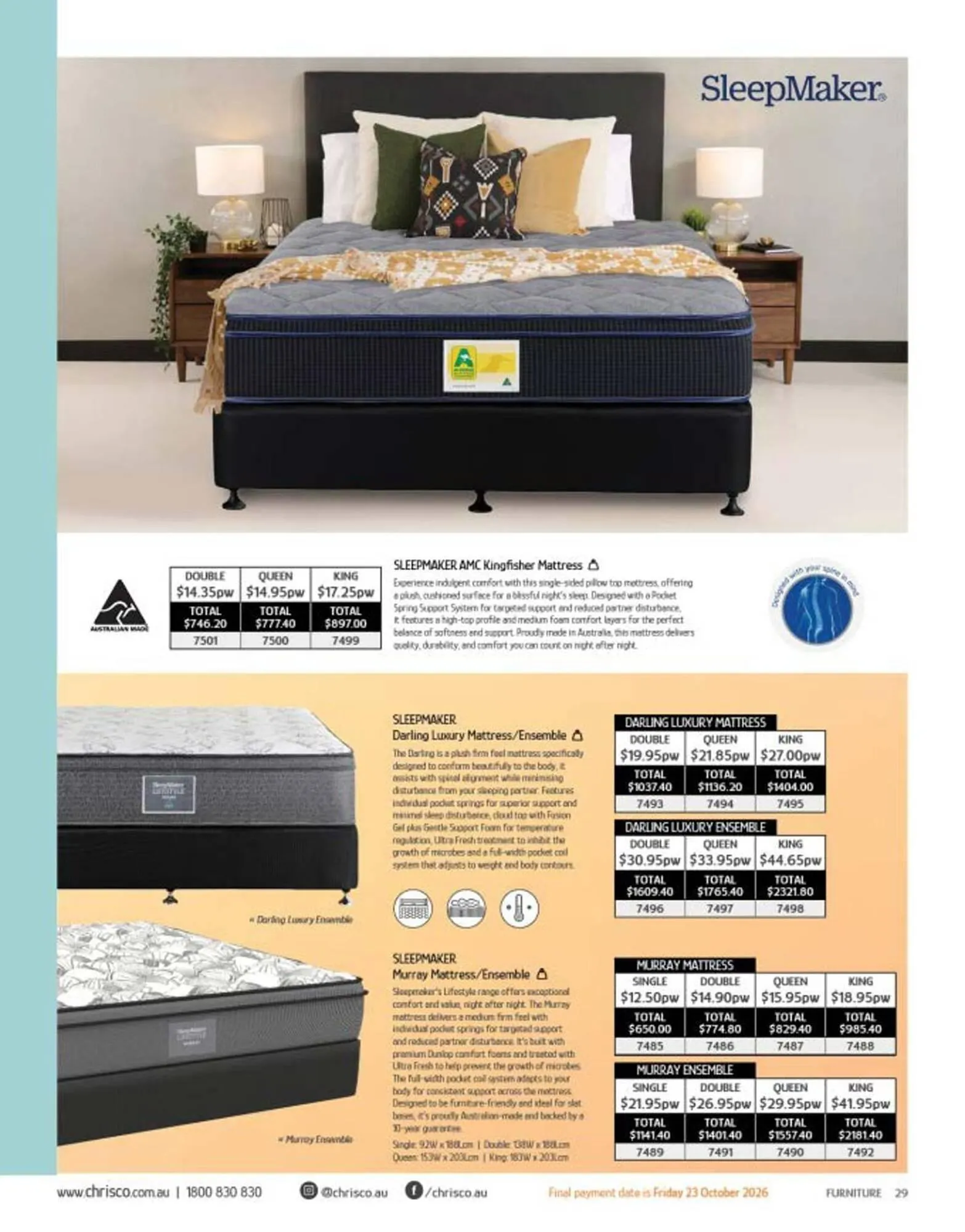 Chrisco Hampers catalogue - Catalogue valid from 19 September to 31 December 2026 - page 29