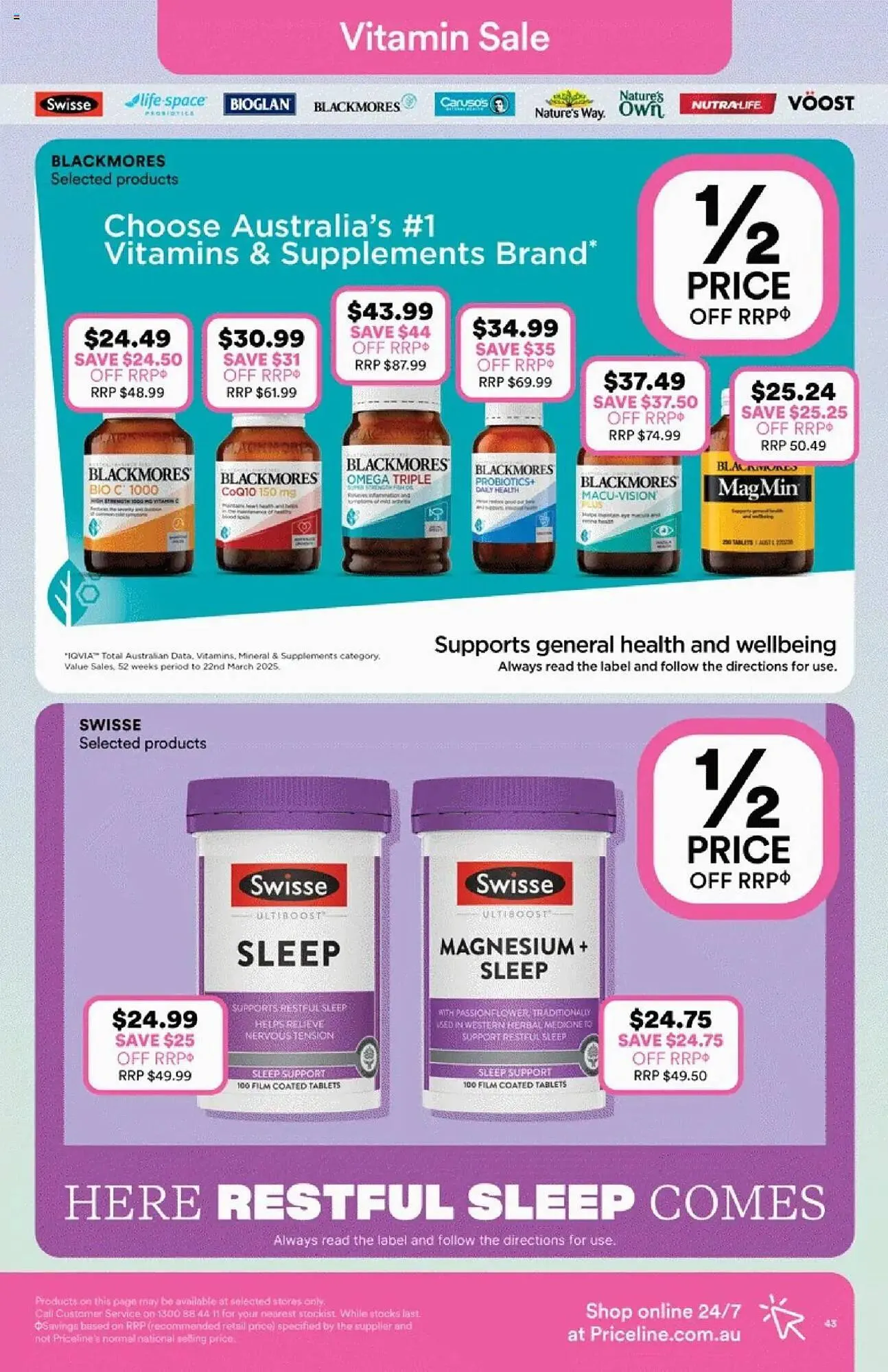 Priceline catalogue - Catalogue valid from 13 August to 27 August 2025 - page 43