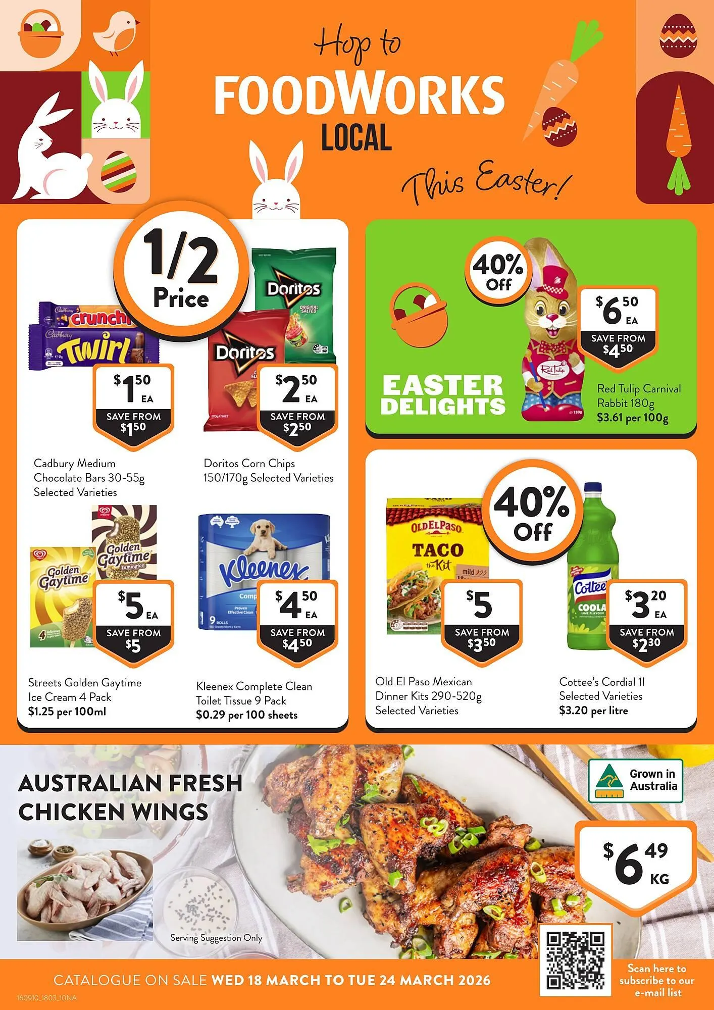 Foodworks catalogue - Catalogue valid from 18 March to 24 March 2026 - page 1