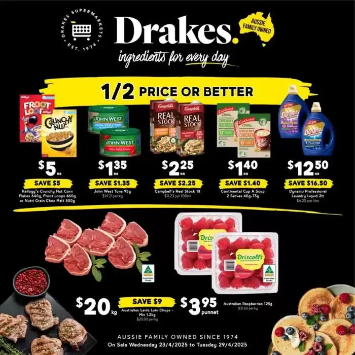 Drakes 23/04 - Catalogue valid from 23 April to 29 April 2025 - page 1