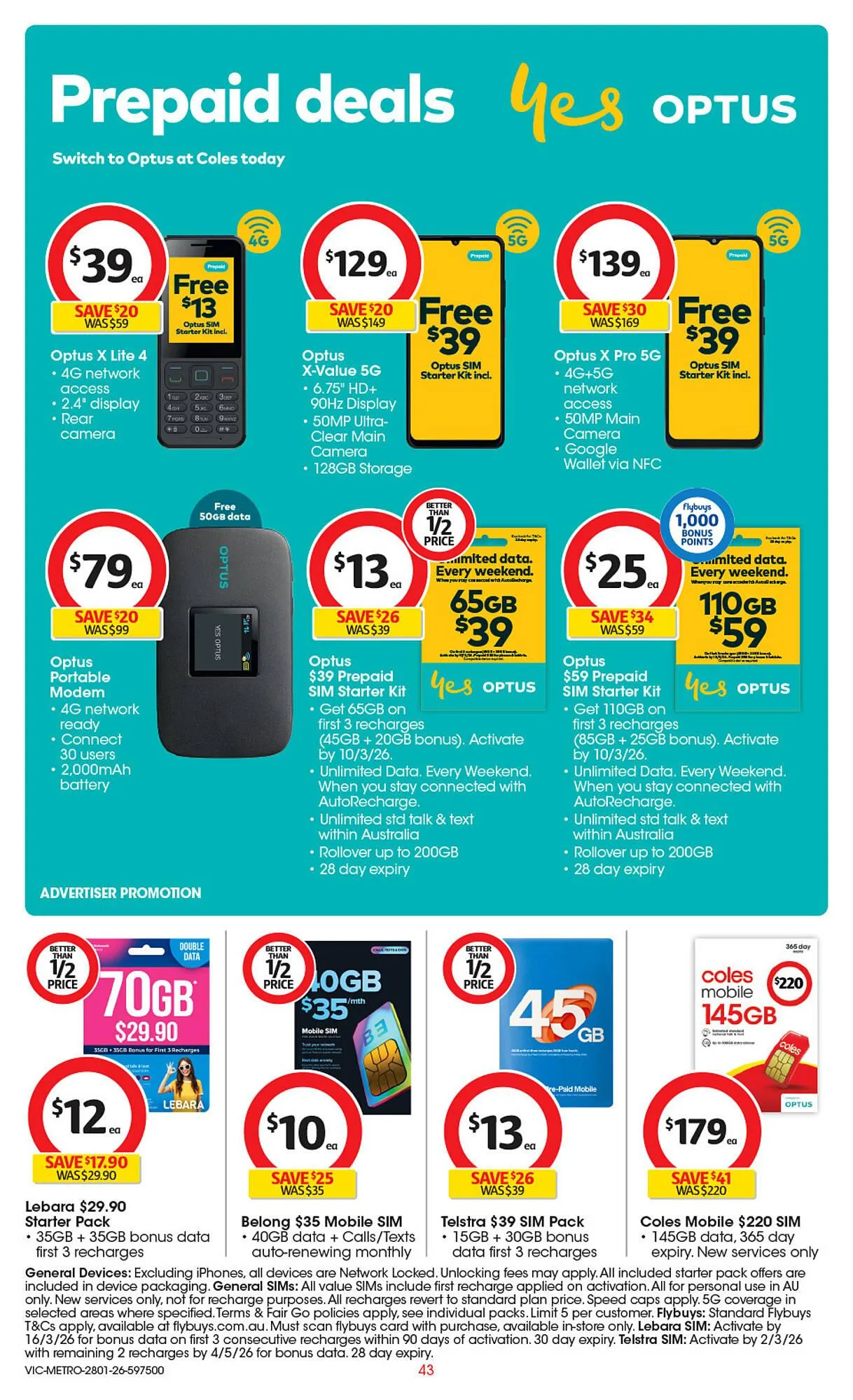 Coles catalogue - Catalogue valid from 28 January to 3 February 2026 - page 44