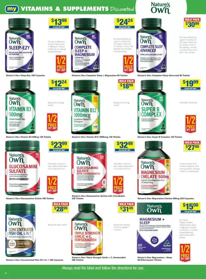 My Chemist Save Like A Champion - Catalogue valid from 27 February to 19 March 2025 - page 8