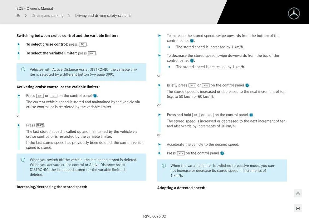 EQE Sedan - Catalogue valid from 11 September to 11 September 2025 - page 395
