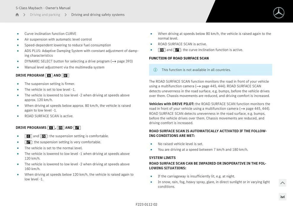 S - Class Maybach - Catalogue valid from 11 September to 11 September 2025 - page 499