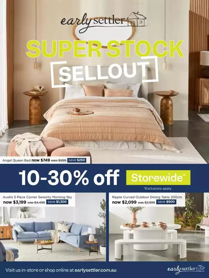 Super Stock Sellout - Catalogue valid from 3 March to 31 March 2025 - page 1