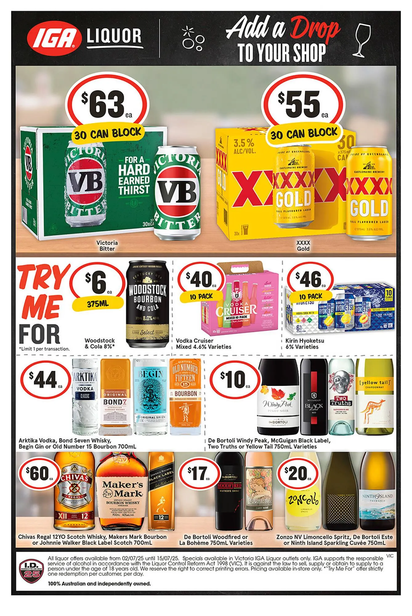 IGA Liquor catalogue - 1