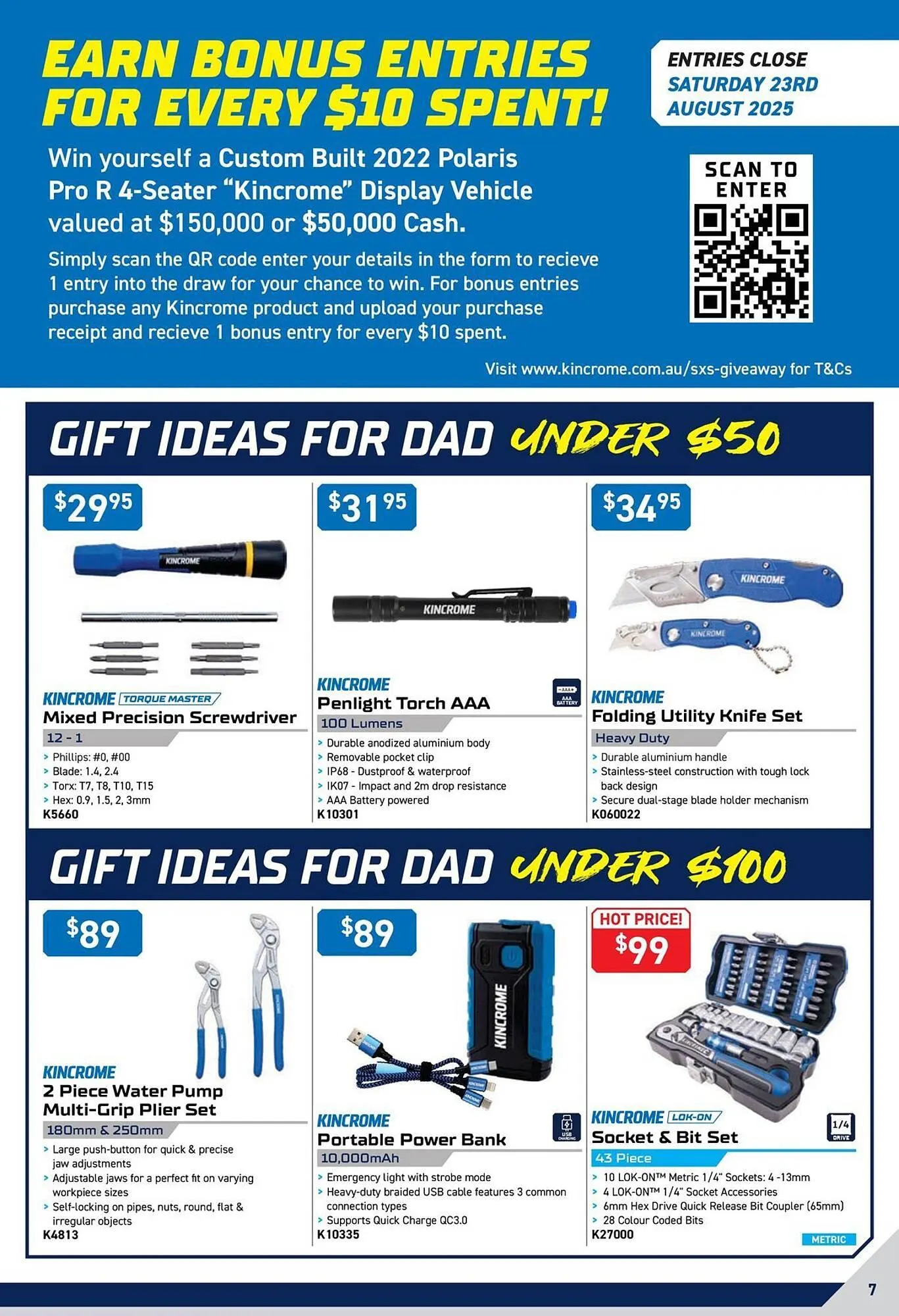 Kincrome catalogue - Catalogue valid from 1 September to 30 September 2025 - page 7