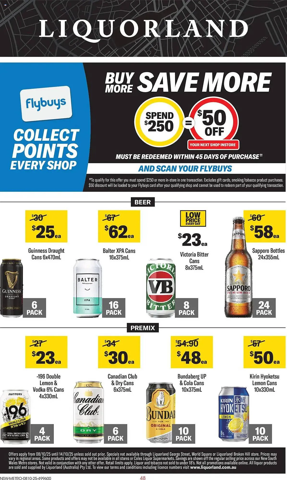 Liquorland catalogue - Catalogue valid from 8 October to 14 October 2025 - page 1