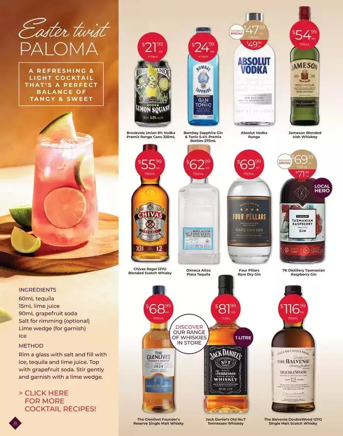 A Toast to Long Weekends - Catalogue valid from 26 March to 29 April 2025 - page 8