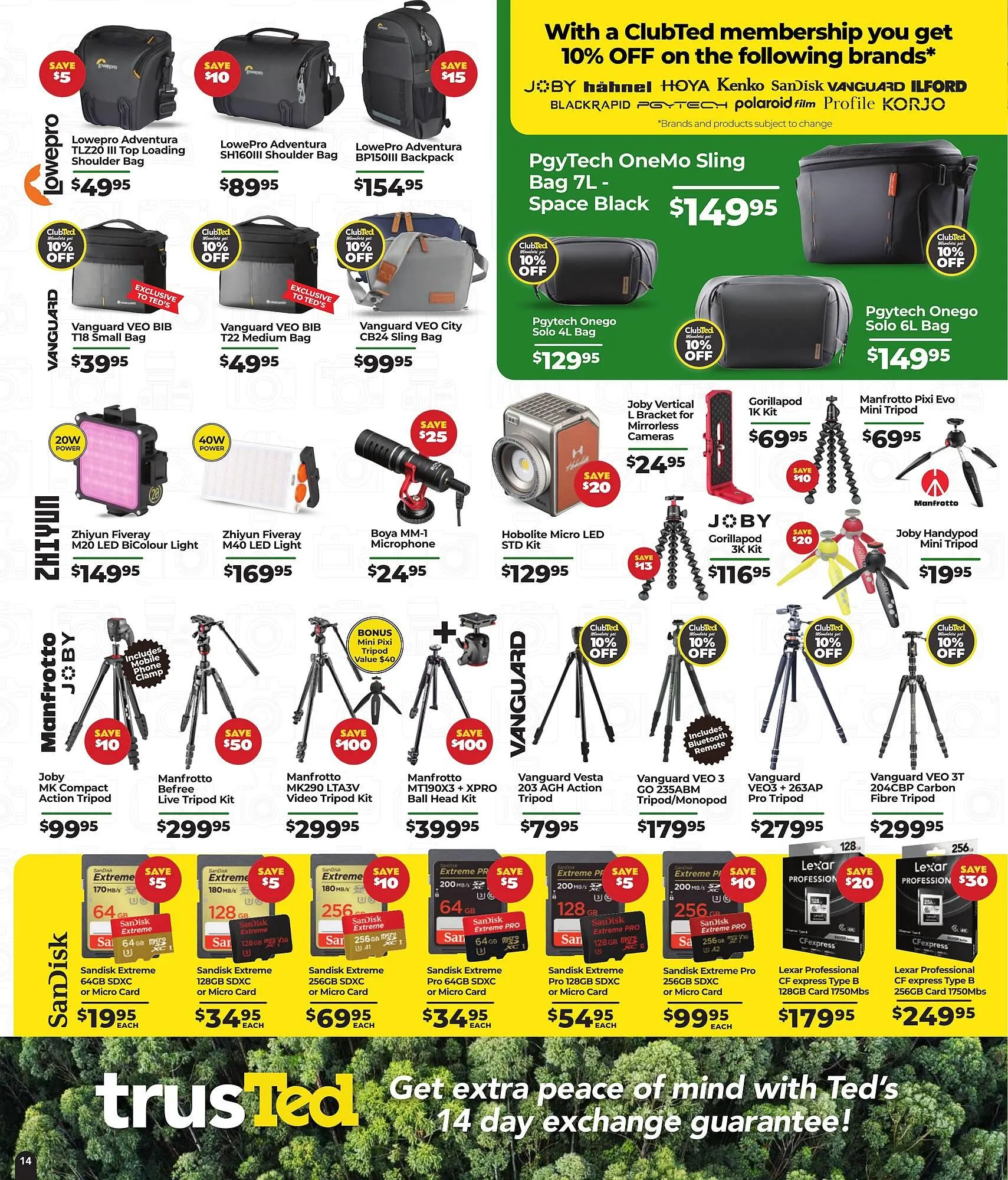 Teds Cameras catalogue - Catalogue valid from 1 September to 30 September 2025 - page 14