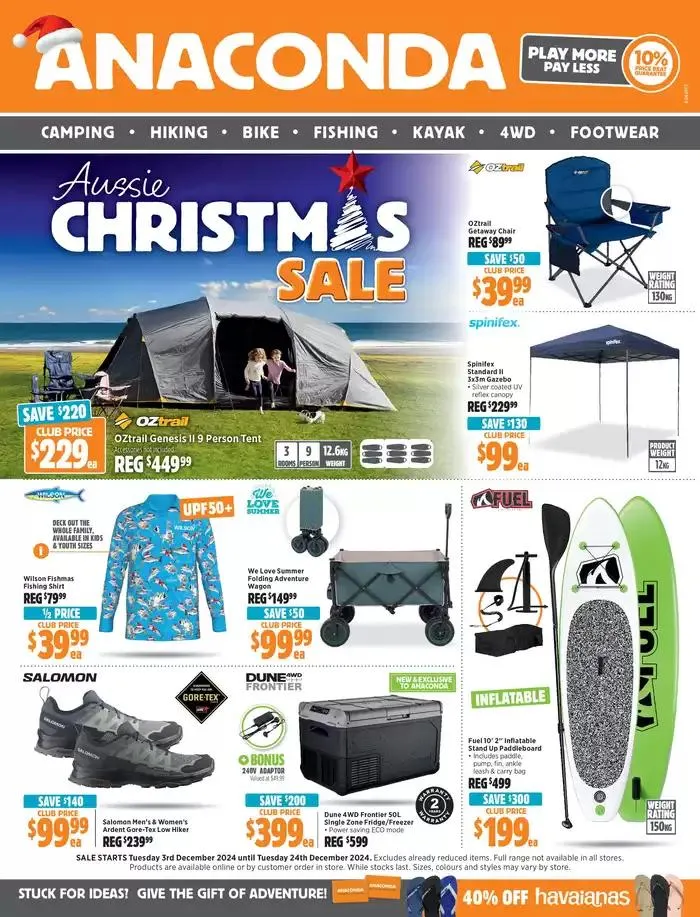 Aussie Christmas Sale - Catalogue valid from 4 December to 24 December 2024 - page 1