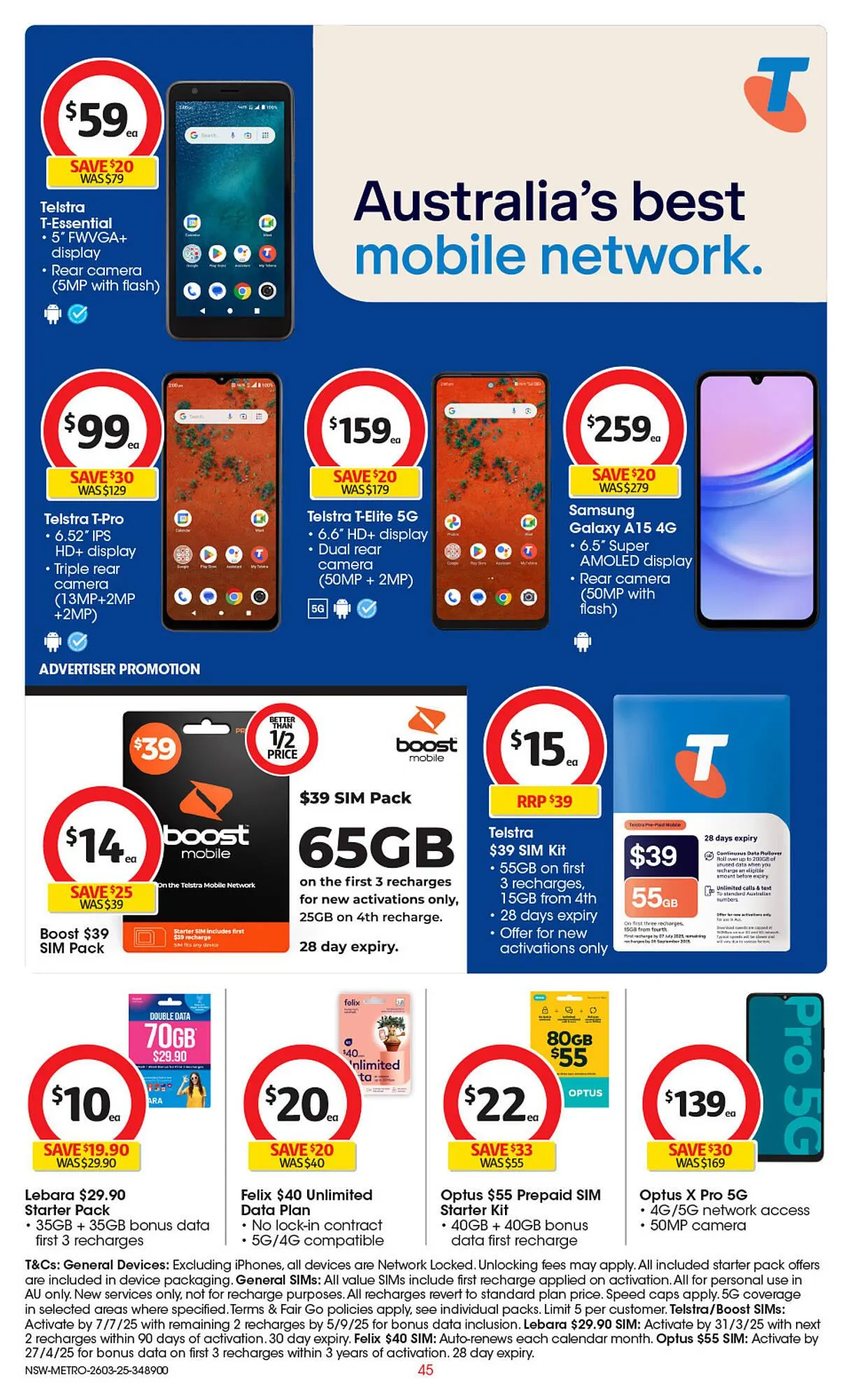 Coles catalogue - Catalogue valid from 26 March to 1 April 2025 - page 46