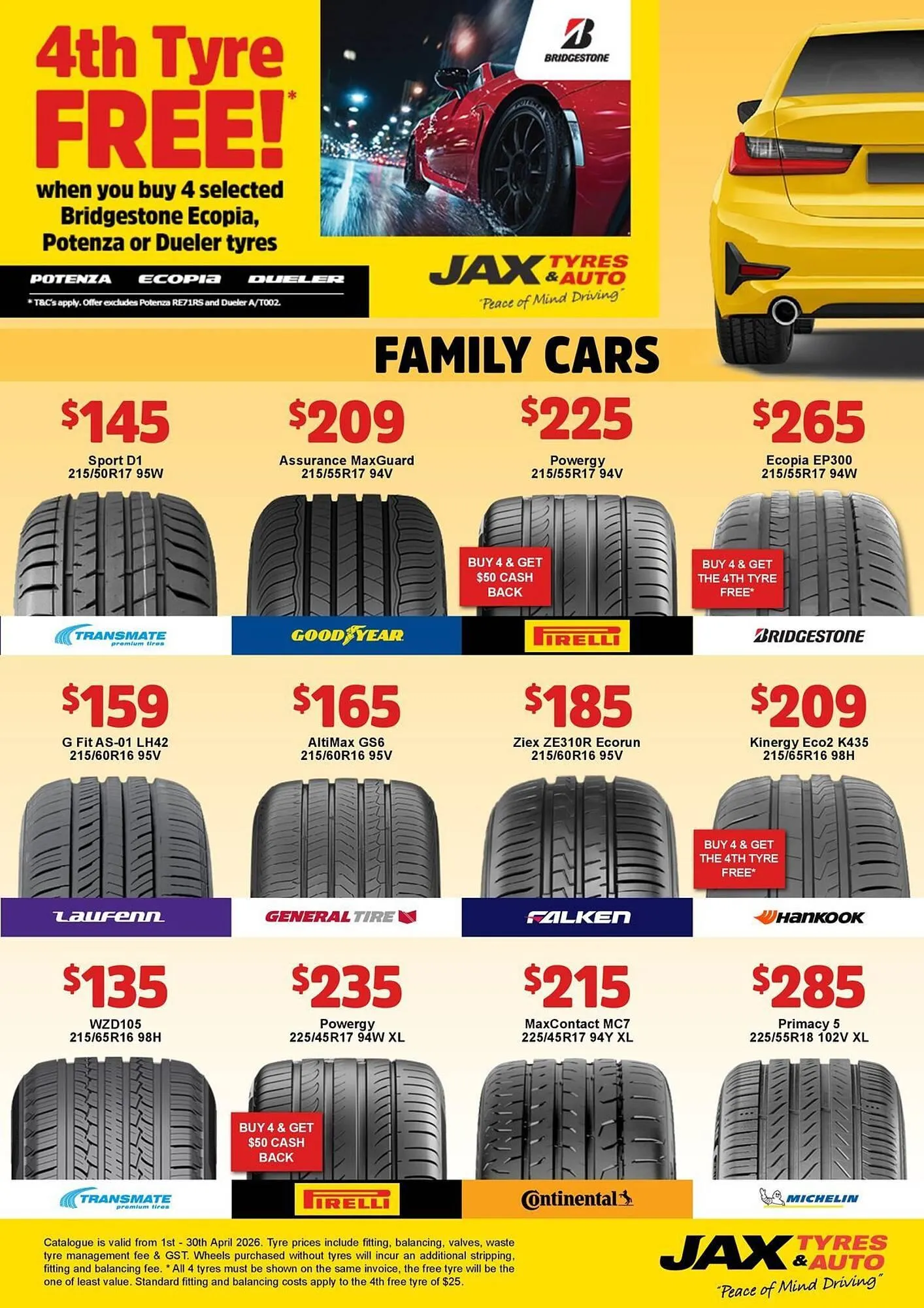 Jax Tyres catalogue - Catalogue valid from 2 April to 30 April 2026 - page 3