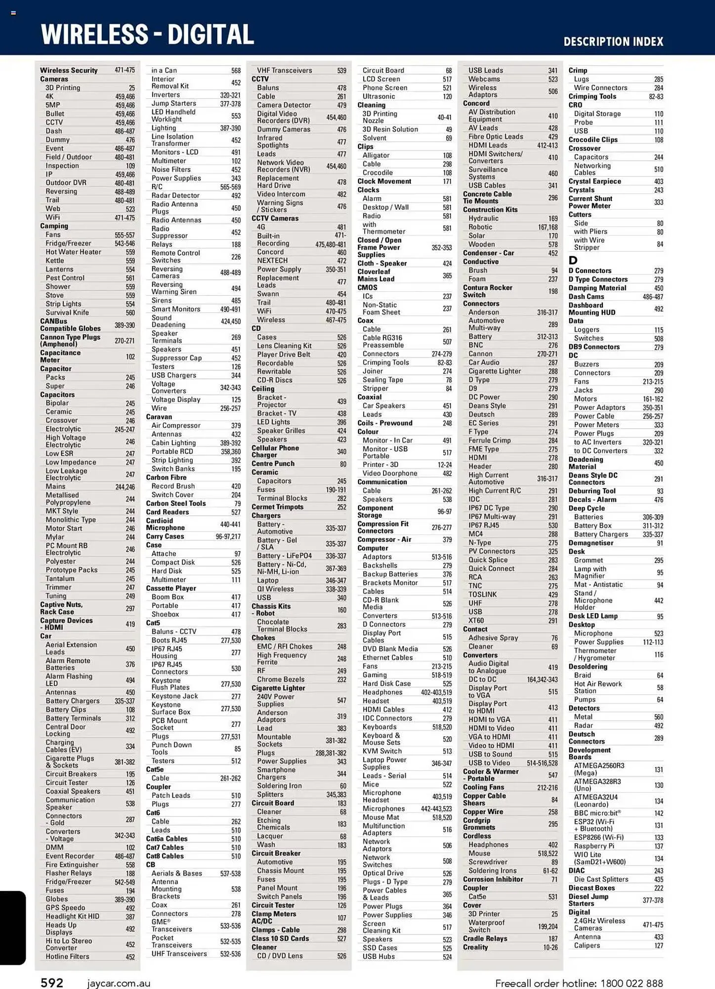 Jaycar Electronics catalogue - Catalogue valid from 8 July to 9 July 2026 - page 592