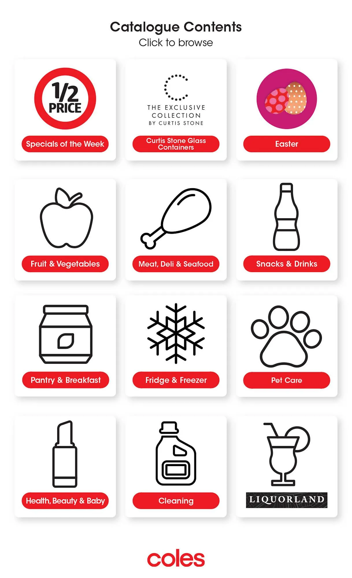 Coles catalogue - Catalogue valid from 9 April to 15 April 2025 - page 1