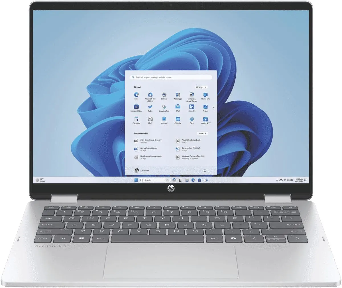 HP OmniBook 5 Flip 14" i5 16GB 256GB Touch Laptop
