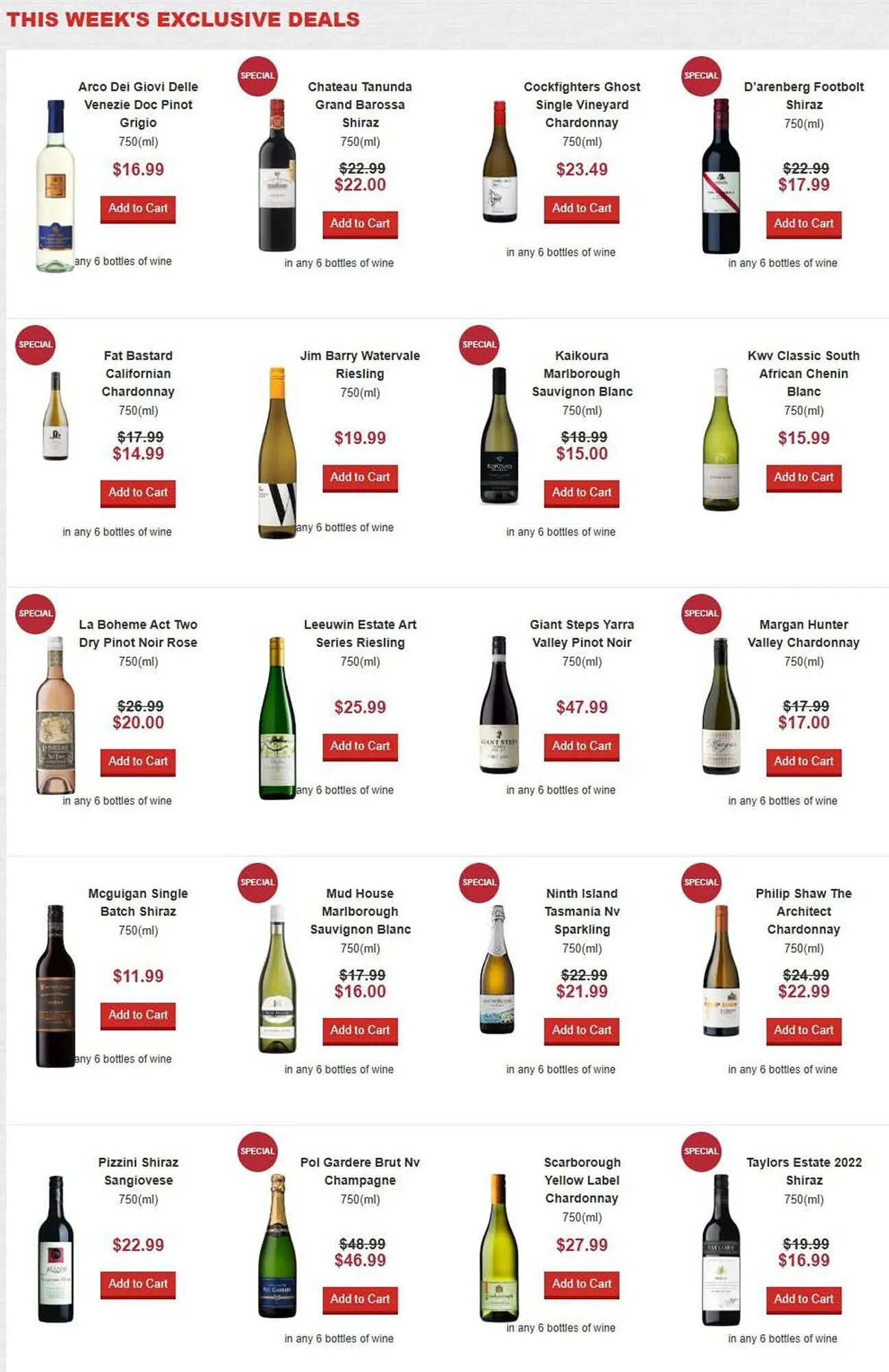 Chambers Cellars catalogue - 1