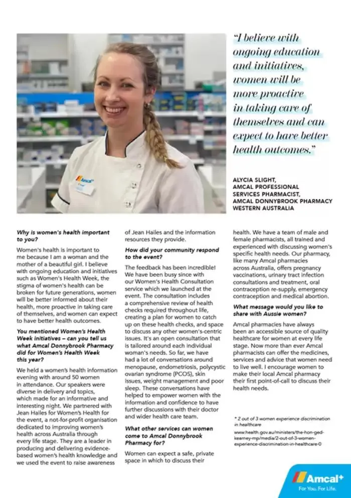 For You. For Women’s Health - Catalogue valid from 1 November to 31 January 2025 - page 16