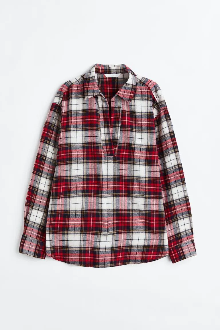 Popover Flannel Shirt