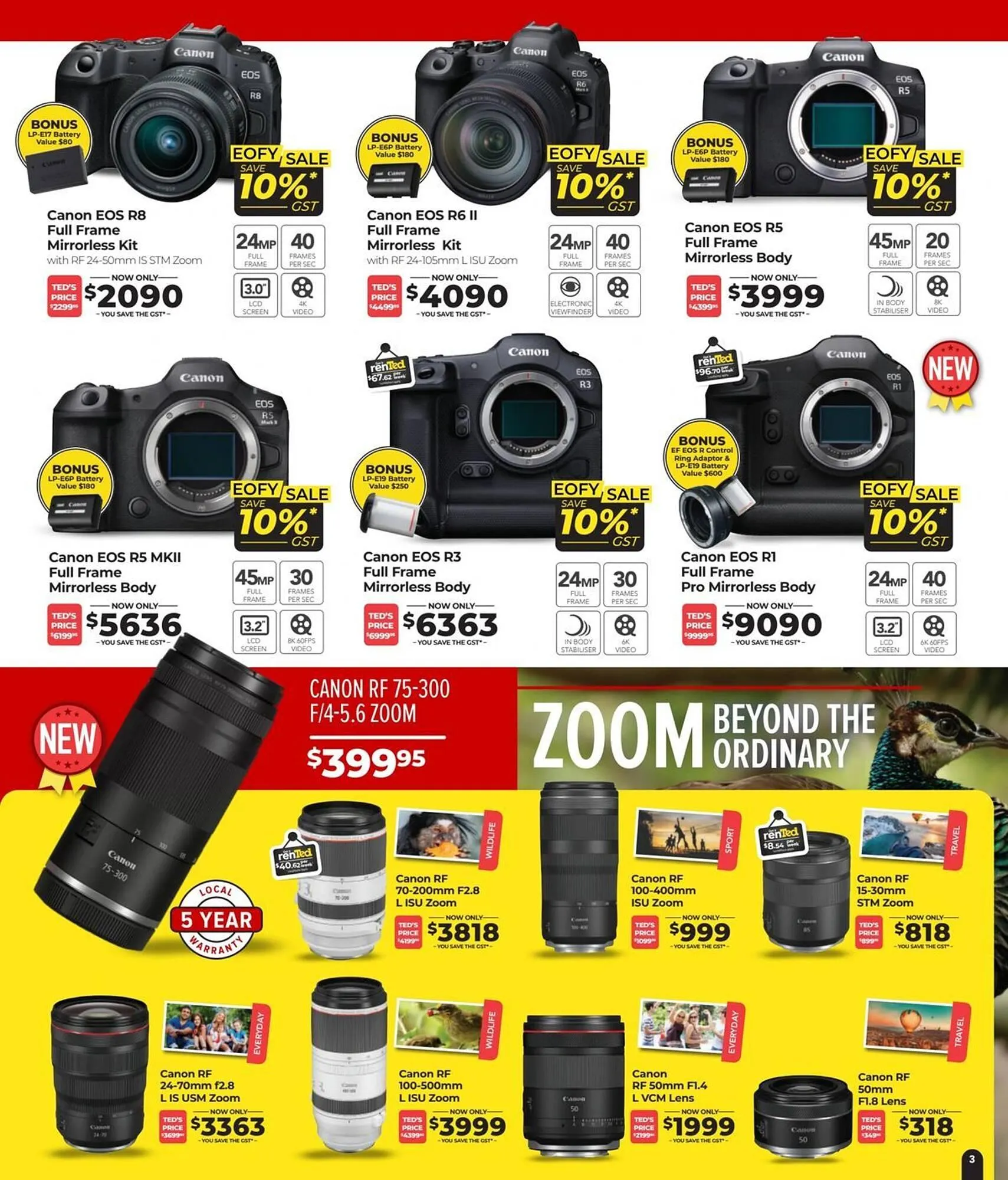 Teds Cameras catalogue - Catalogue valid from 2 June to 6 July 2025 - page 3
