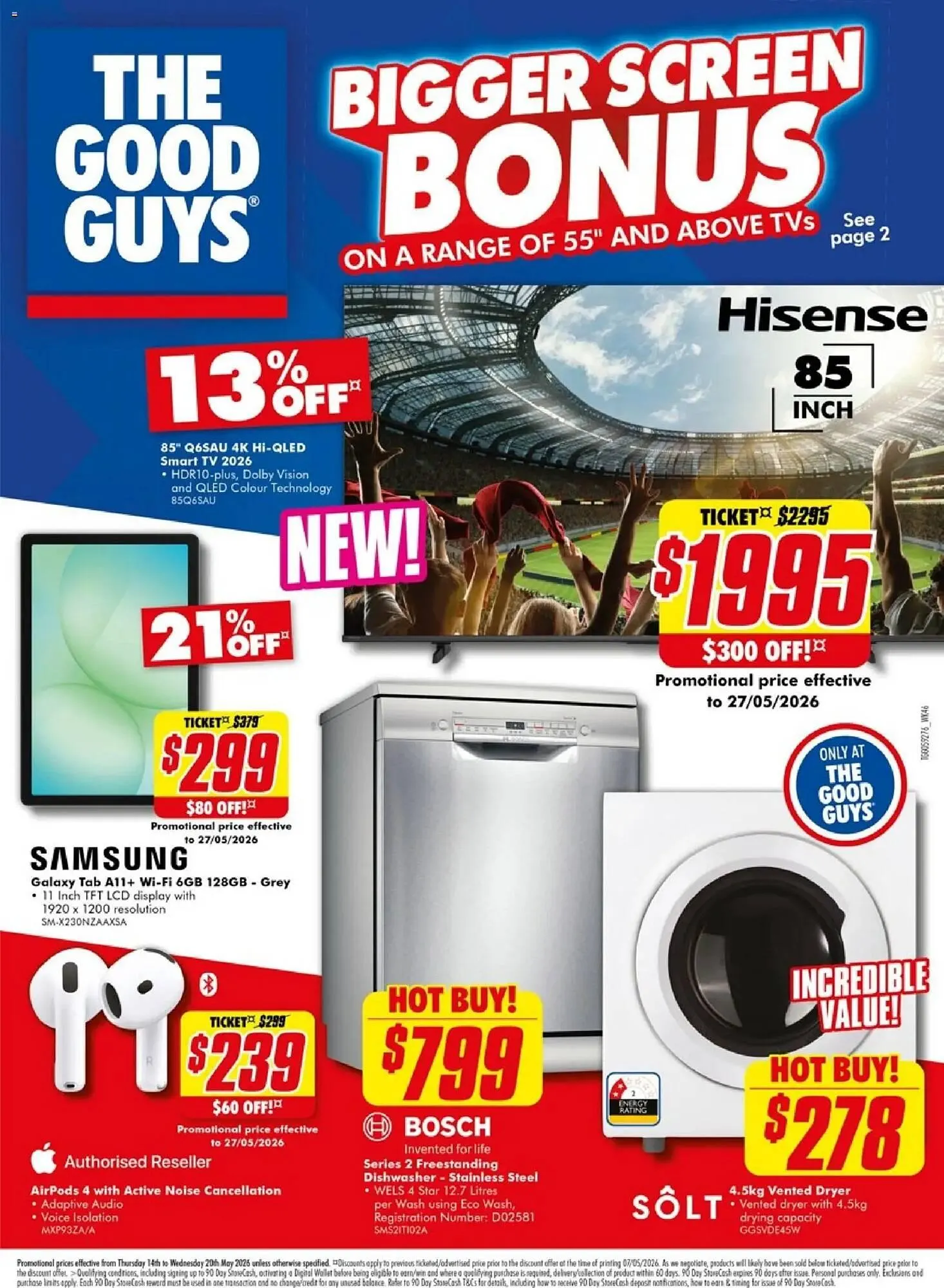 The Good Guys catalogue - Catalogue valid from 14 May to 20 May 2026 - page 1
