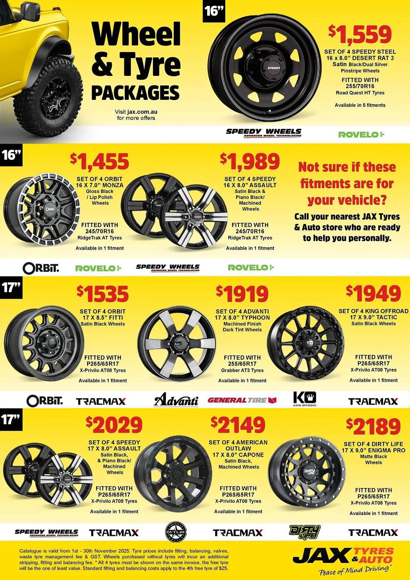 Jax Tyres catalogue - Catalogue valid from 3 November to 30 November 2025 - page 11
