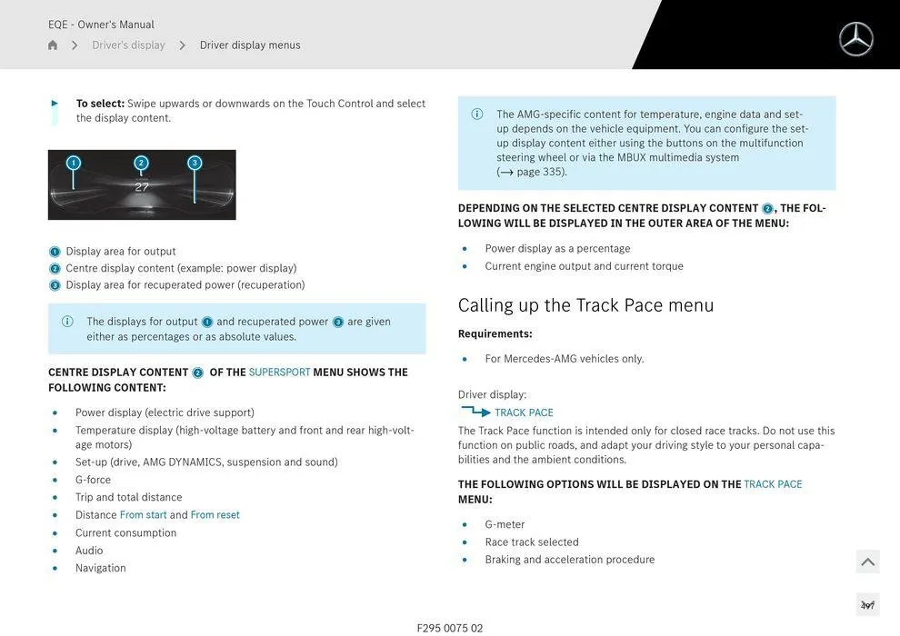 EQE Sedan - Catalogue valid from 11 September to 11 September 2025 - page 497