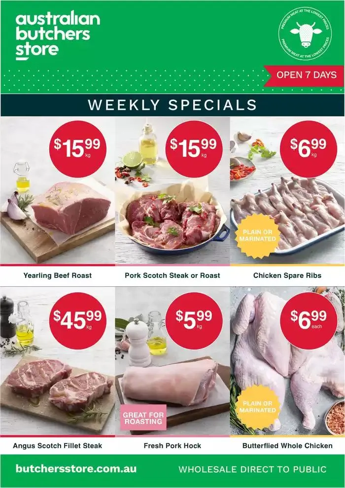 Weekly Specials - 1