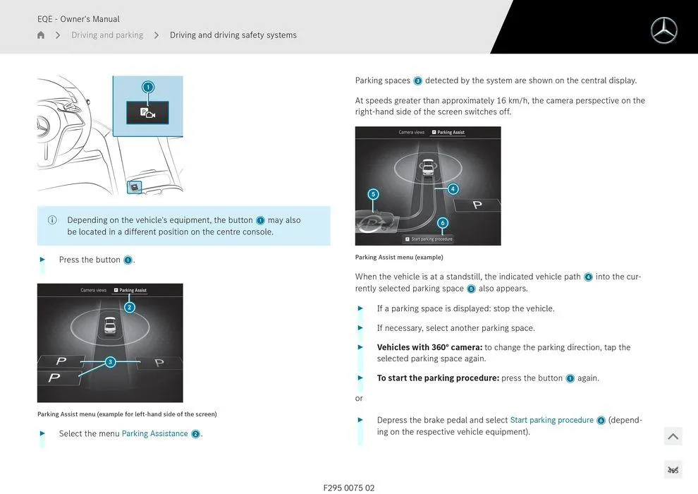 EQE Sedan - Catalogue valid from 11 September to 11 September 2025 - page 455