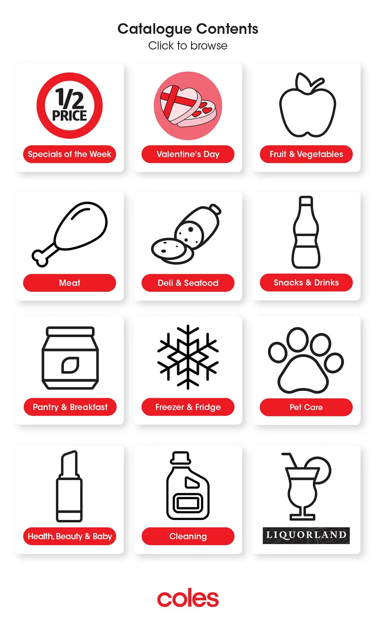 Coles catalogue - Catalogue valid from 12 February to 18 February 2025 - page 1