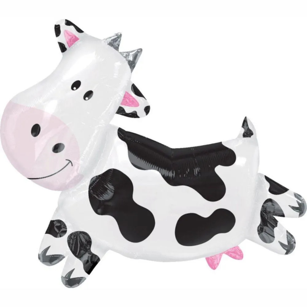 Balloon Foil SuperShape Cow 76cm Ea