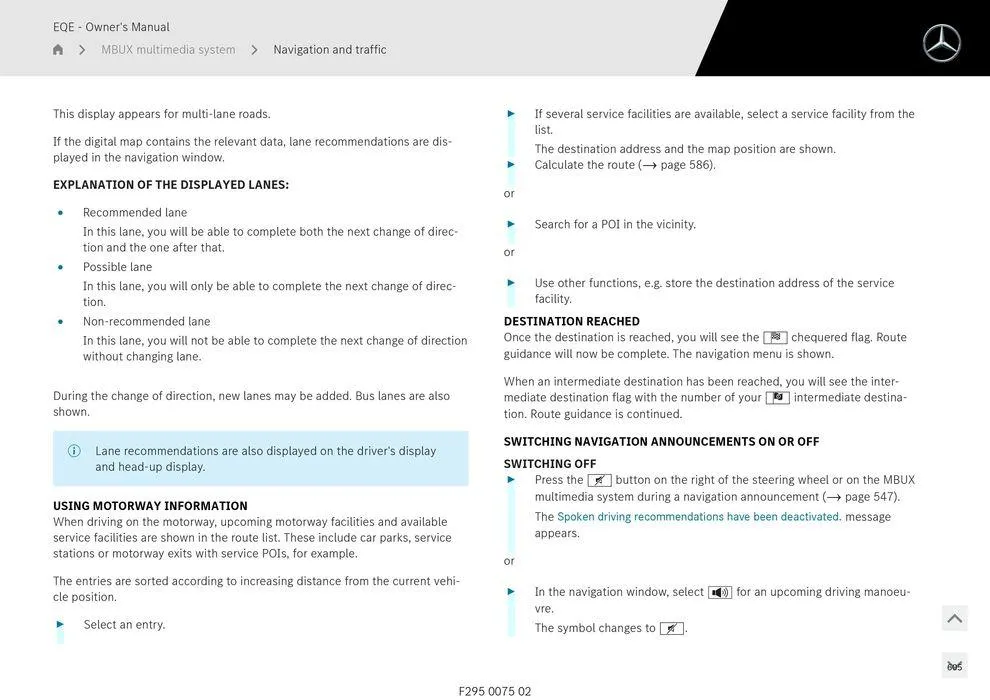 EQE Sedan - Catalogue valid from 11 September to 11 September 2025 - page 605