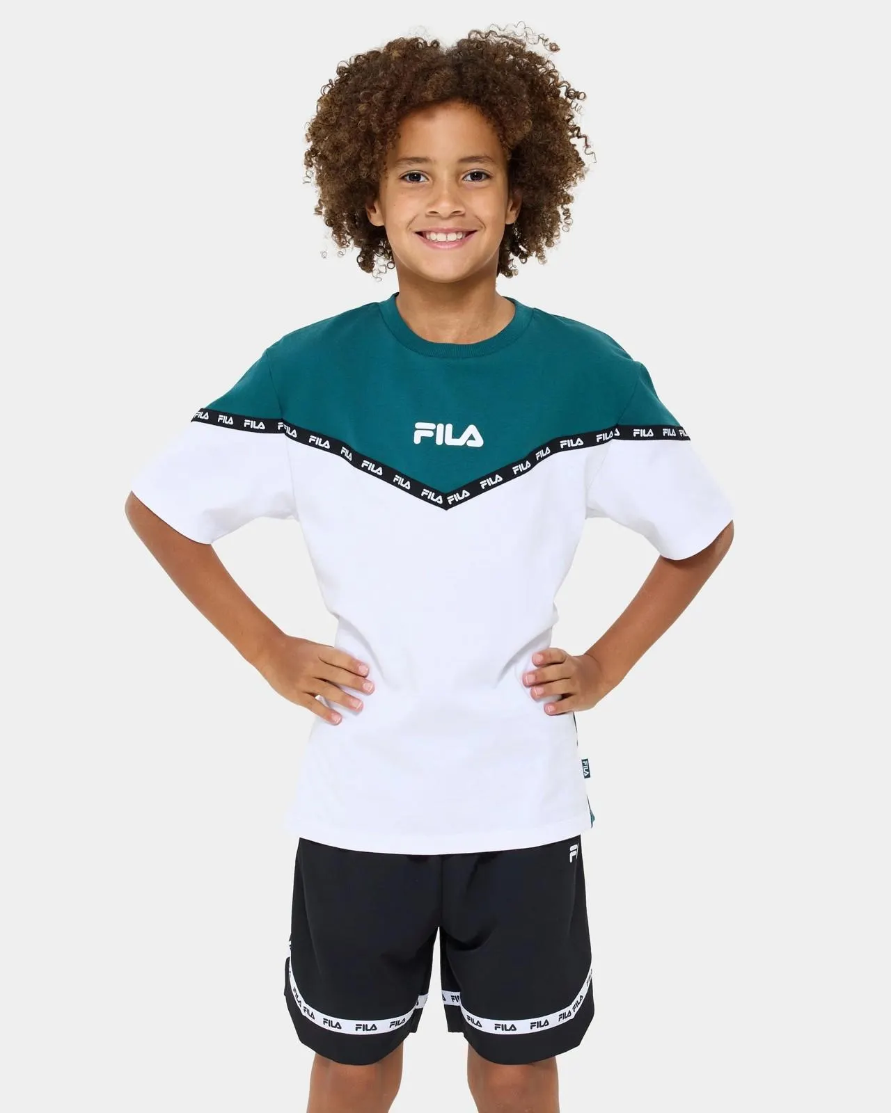 Adam Short Sleeve T-Shirt - Fila - White