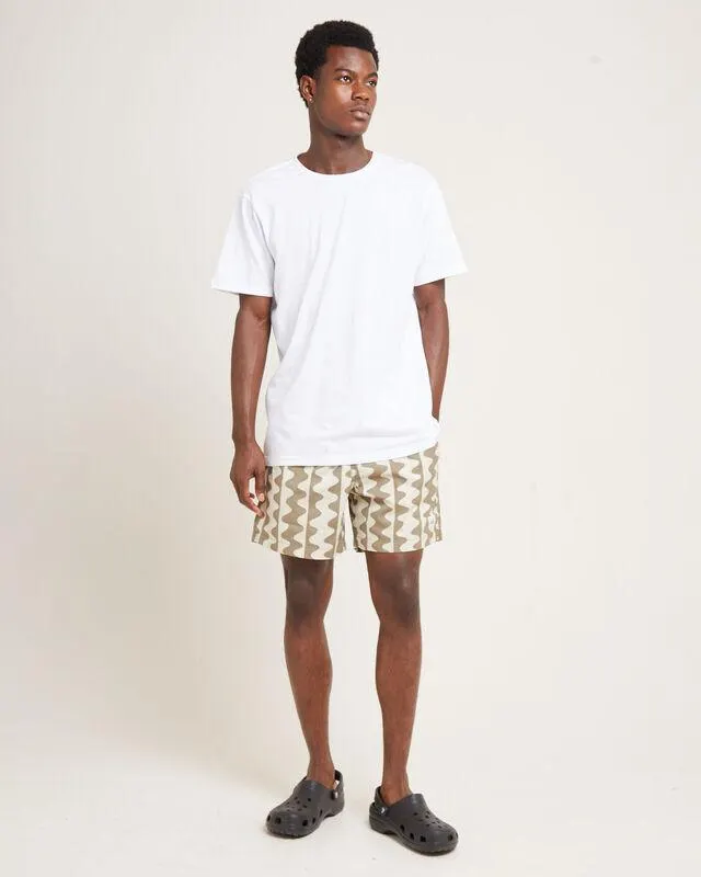 Wave 16" Volley Boardshorts Brown