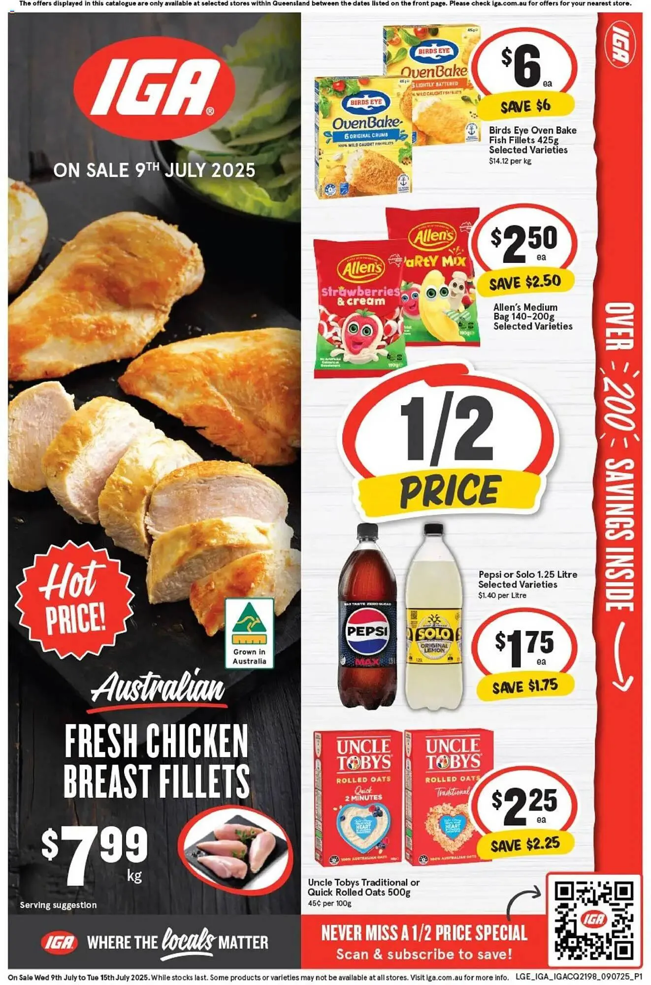 IGA catalogue - Catalogue valid from 9 July to 15 July 2025 - page 1